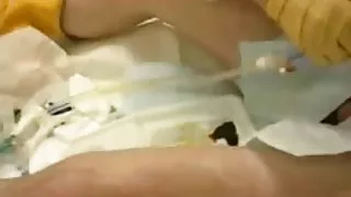 Indsættelse sex og porno af mandlige kateter - smertefuldt!