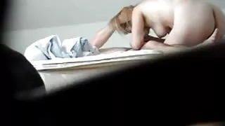 Skjult dansk pornoside - blonde pige i aktion