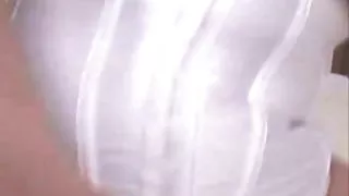 Buttet danske ludere dame, der har sex på bed