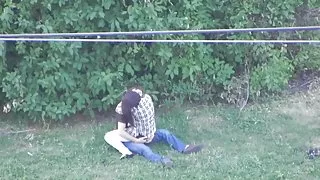 I dansk amatør nøgen parken