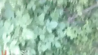 Liderlige gamle kvinder cum for teenagere i skoven