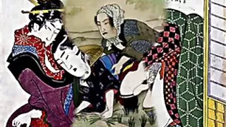 Sex dame shunga kunst