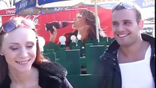 Dansk gratis porno hot rødhåret skide i en park