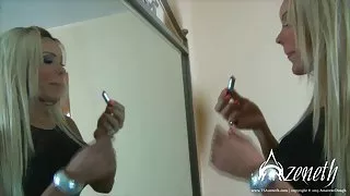 Ts danske amatør piger azeneth i en klub kjole